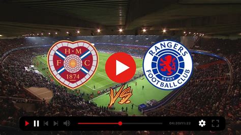 hearts versus rangers today